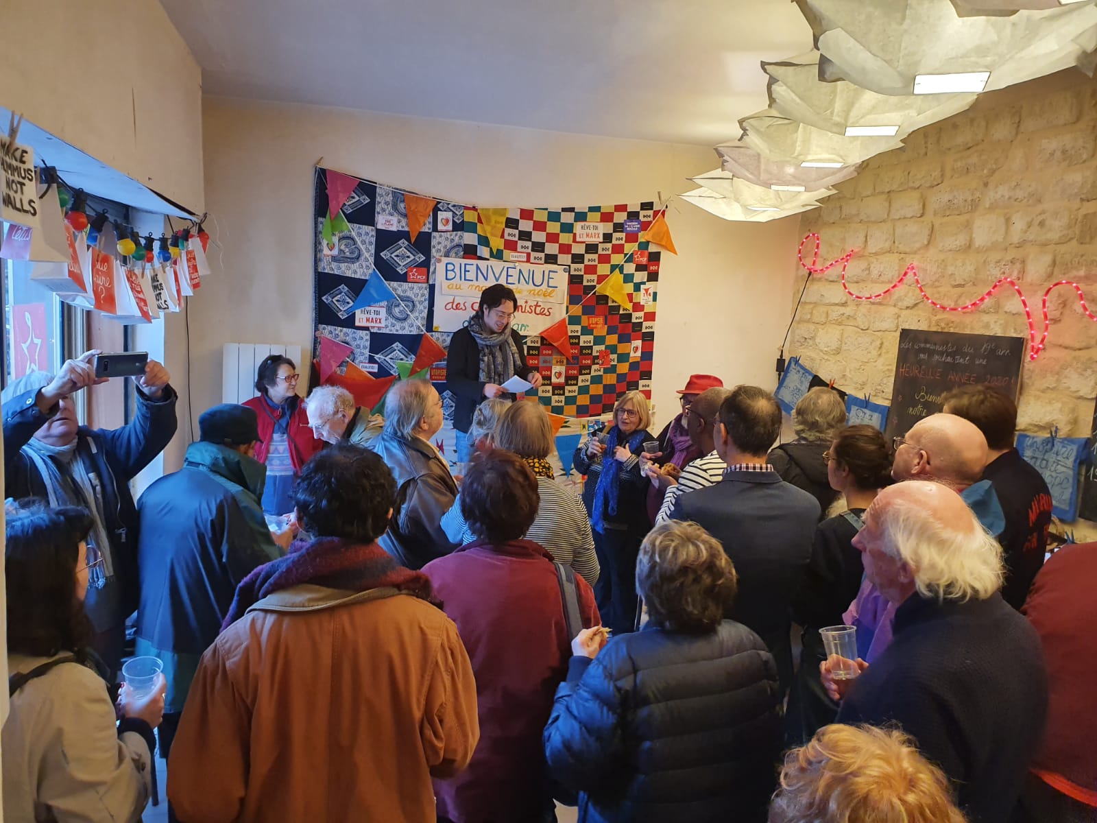 Voeux 2020 : les communistes du 19e dans l&rsquo;action pour garder Paris à Gauche !
