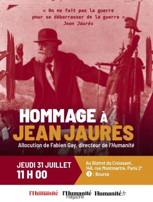 🕊️ 31 juillet – Hommage à Jean Jaurès au Café du Croissant